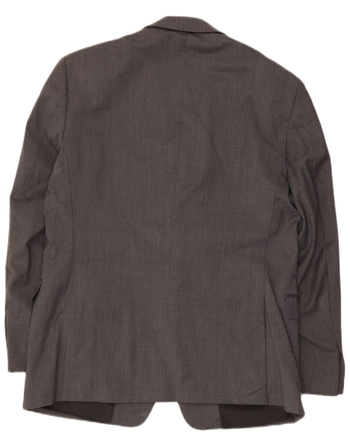 Tommy Hilfiger Herre 2-knaps blazerjakke UK 42 XL Grå uld