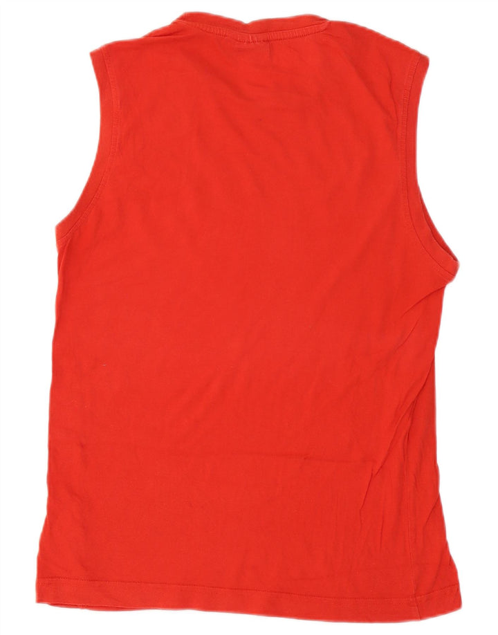 Puma Débardeur Graphic Homme Rouge Moyen Coton