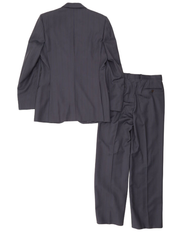 Abito da uomo Pierre Cardin IT 46 Small W30 L30 Gessato blu navy