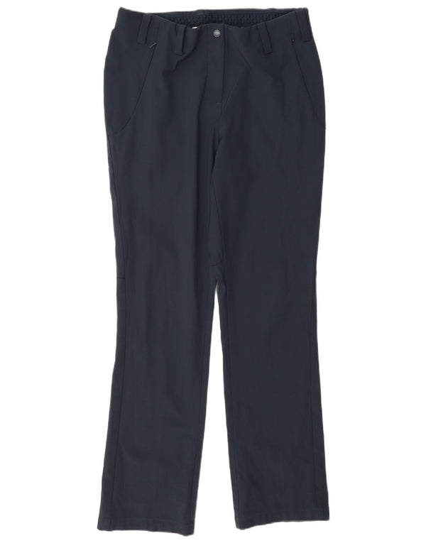 Rohan Pantalon décontracté slim pour femme UK 10 Small W32 L30 Bleu marine Polyamide