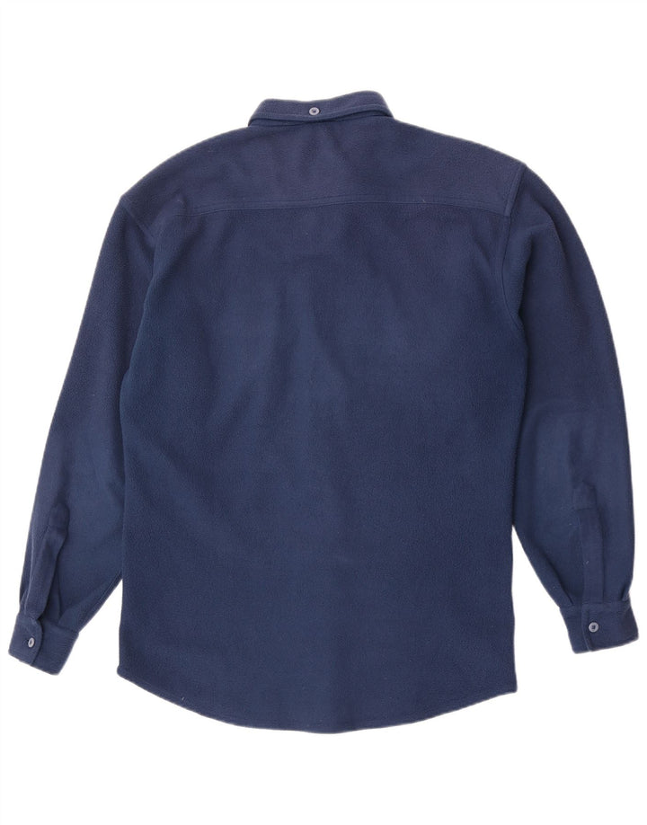 Fila Herren Fleeceshirt IT 46 Small Marineblau Polyester