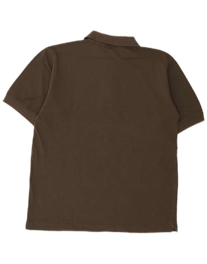 Polo Kappa da uomo in cotone kaki medio