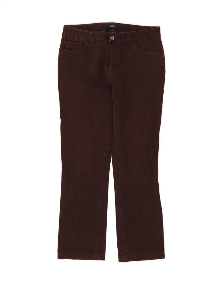 CHAPS Womens Straight Jeans W30 L27 Brown Cotton Vintage Chaps and Second-Hand Chaps from Messina Hembry 
