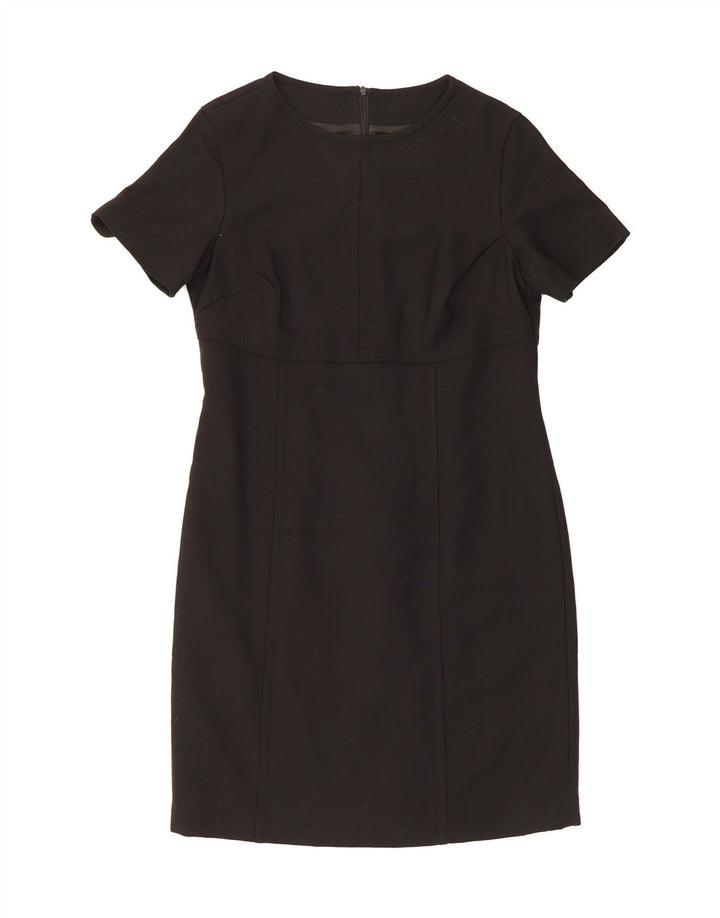 SWISH Womens Sheath Dress UK 14 Medium Black Vintage Swish and Second-Hand Swish from Messina Hembry 
