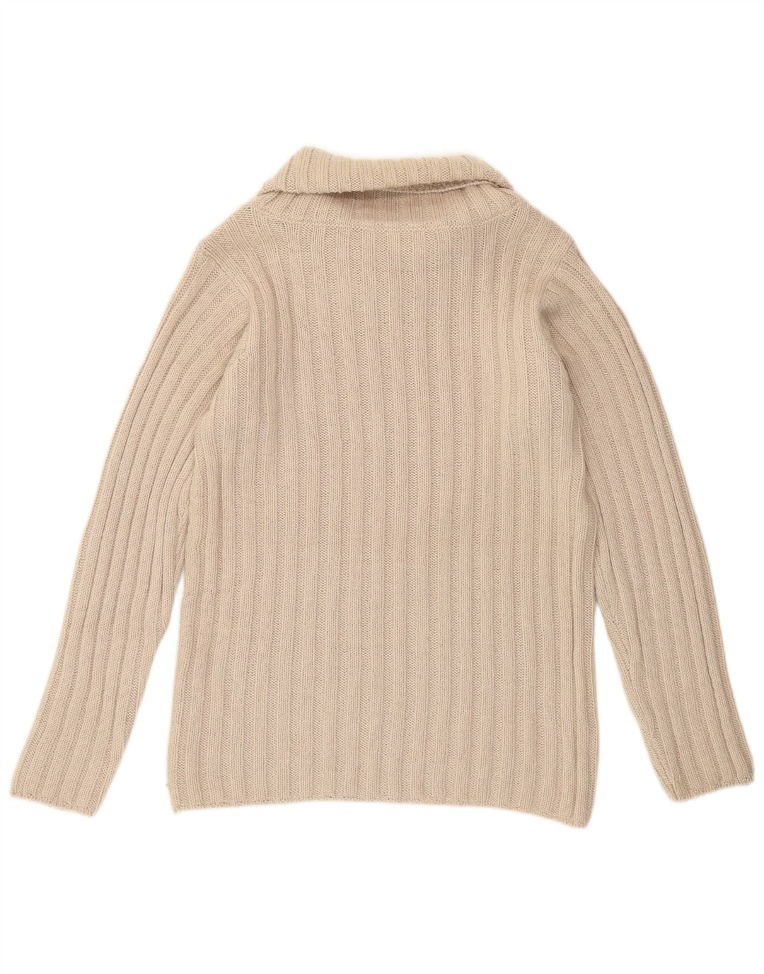 Massimo Rebecchi Womens Alpha Roll Neck Jumper Sweater IT 44 Medium Beige
