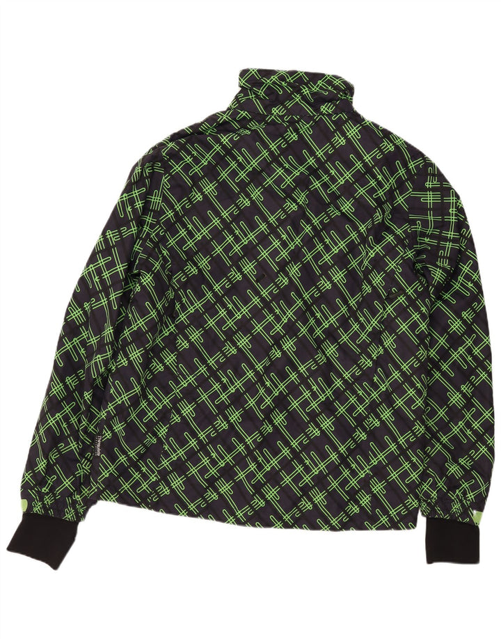 CRIVIT Veste coupe-vent pour homme UK 40 Large Bleu Marine Géométrique Polyester