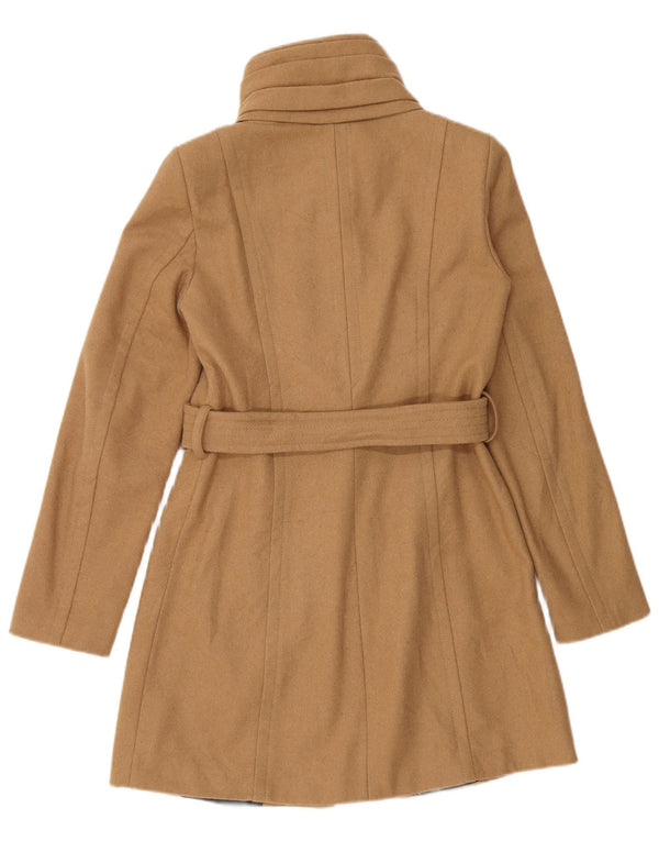 Zara Dame Overfrakke UK 10 Small Beige