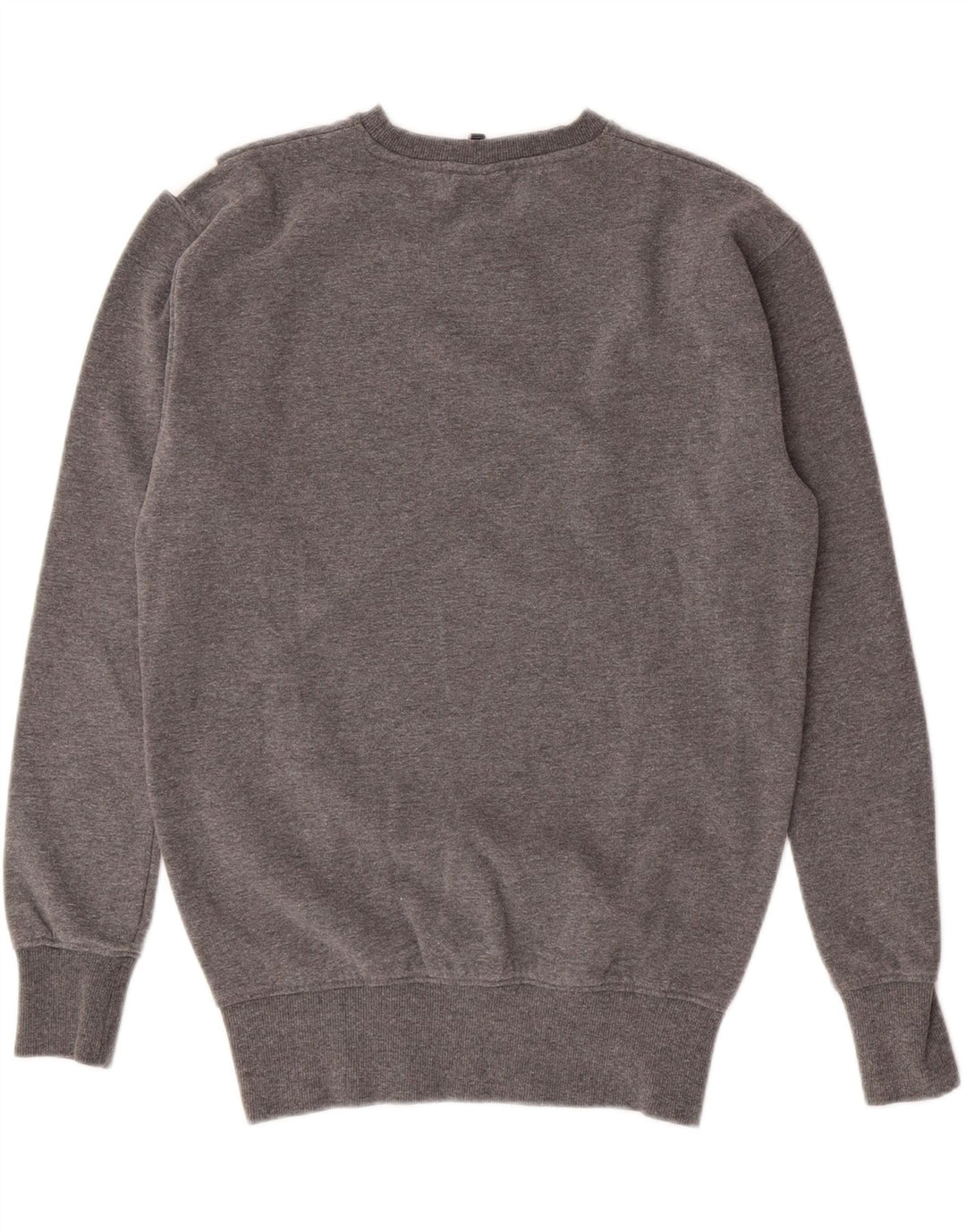 ELLESSE Womens Oversized Sweatshirt Jumper UK 8 Small Grey Colourblock Vintage Ellesse and Second-Hand Ellesse from Messina Hembry 