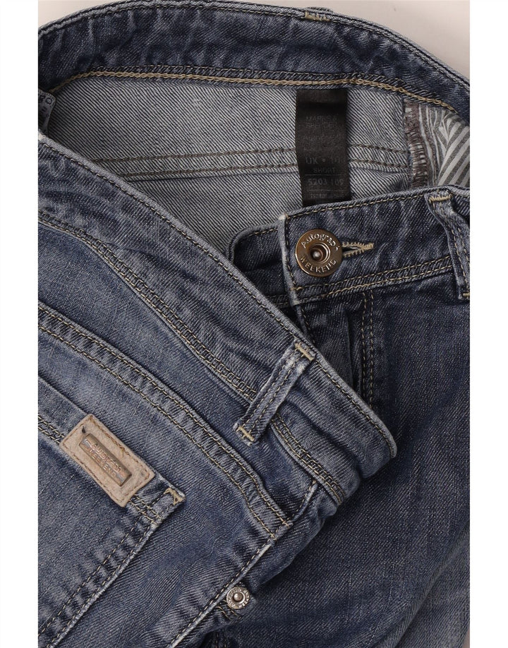 MARKS & SPENCER Womens Autograph Bootcut Jeans UK 10 Small W28 Blue Cotton