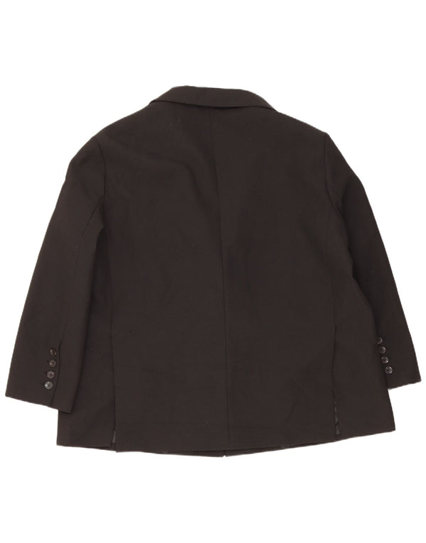 Blazer supradimensionat pentru femei Zara, cu 2 nasturi, UK 6 XS, poliester negru