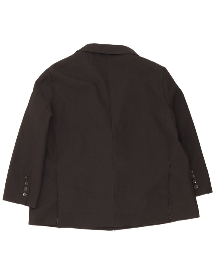 Blazer supradimensionat pentru femei Zara, cu 2 nasturi, UK 6 XS, poliester negru