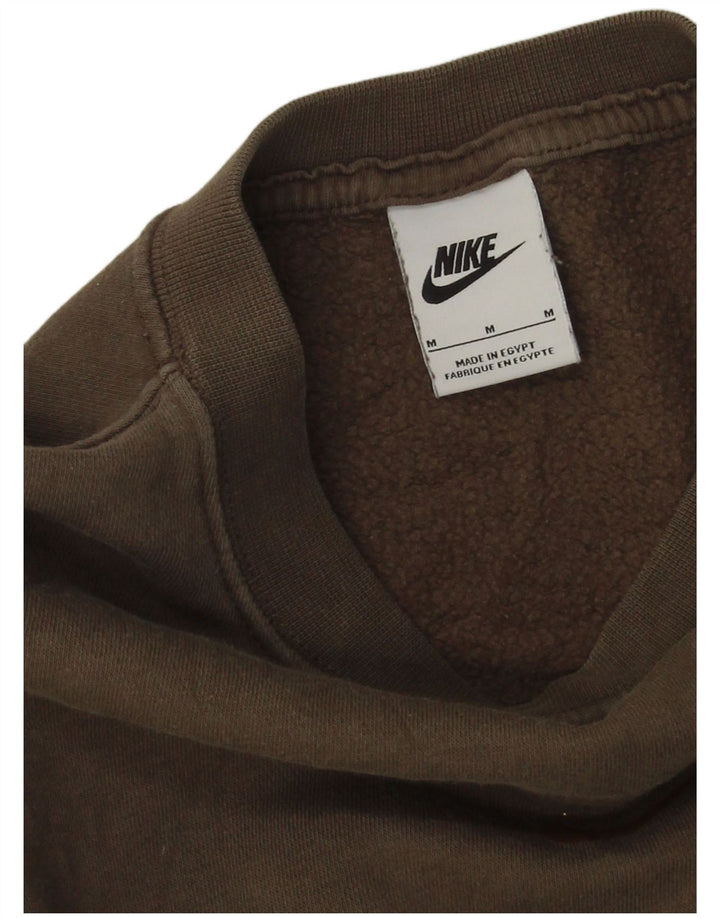 Felpa oversize da donna Nike Jumper UK 14 Colorblock marrone medio