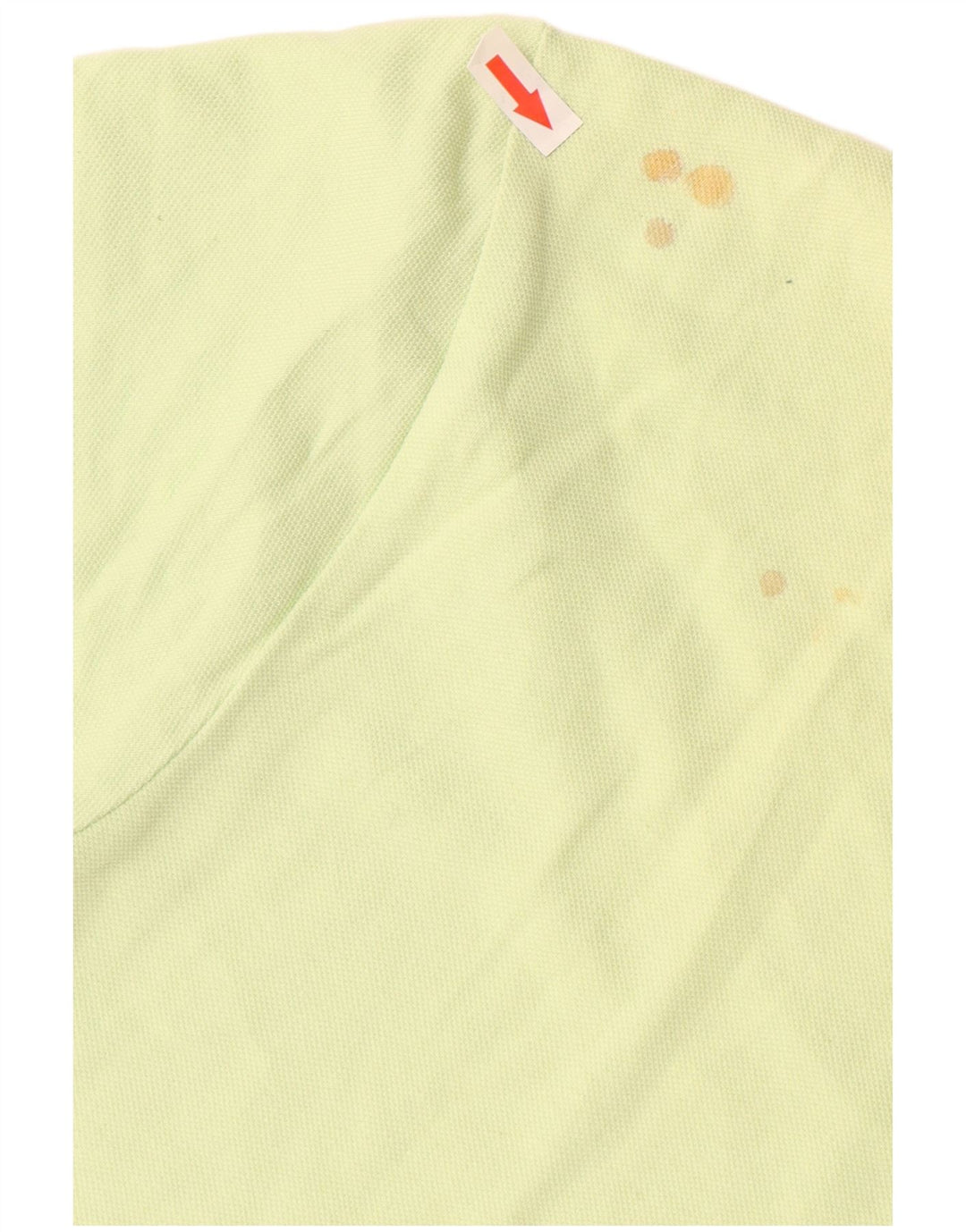 Kappa Mens Polo Shirt XL Yellow Cotton