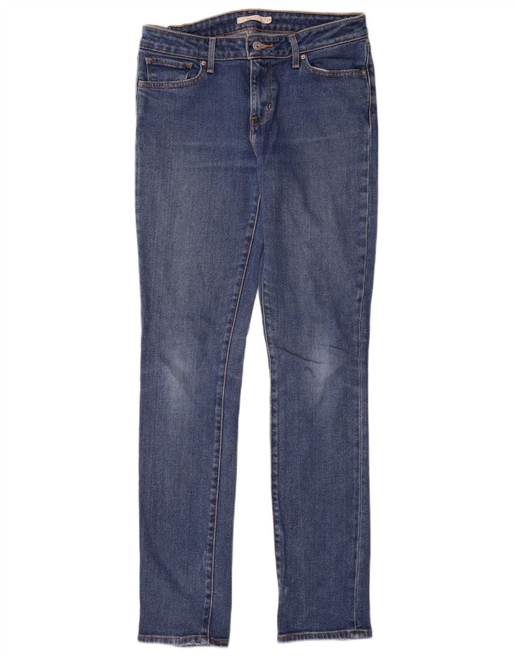 Levi's Dame 712 Slim Jeans W29 L32 Blå Bomuld