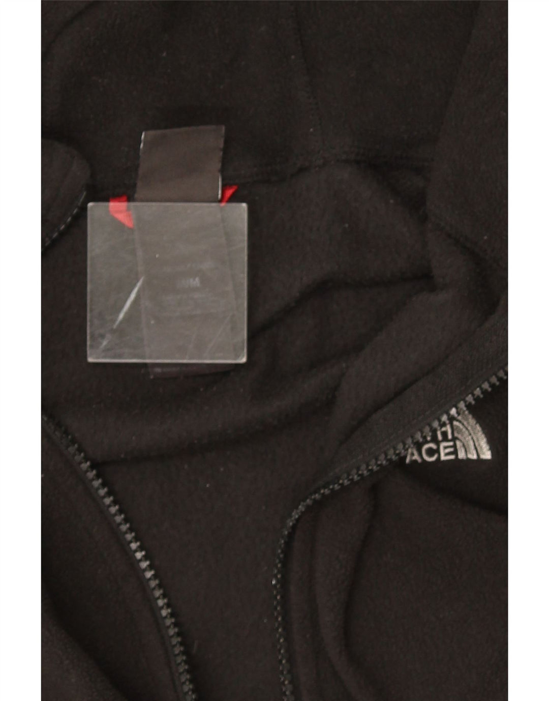 The North Face Womens Hooded Fleece Jacket UK 12 Medium Black Polyester