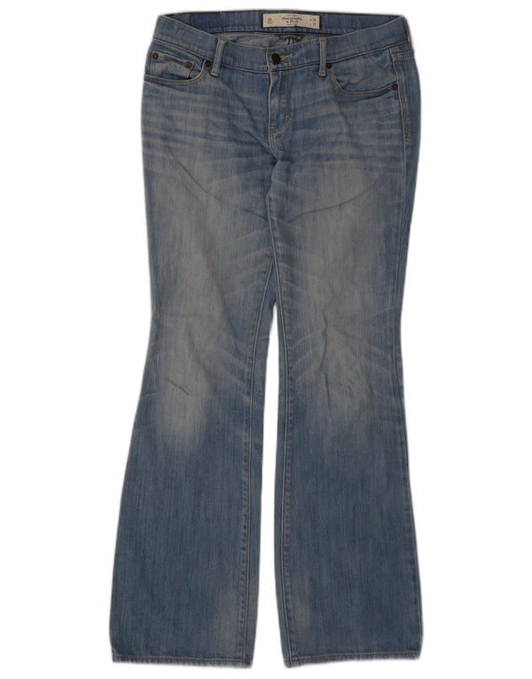 Abercrombie & Fitch blugi bootcut pentru femei US 2 XS W26 L31 albastru bumbac