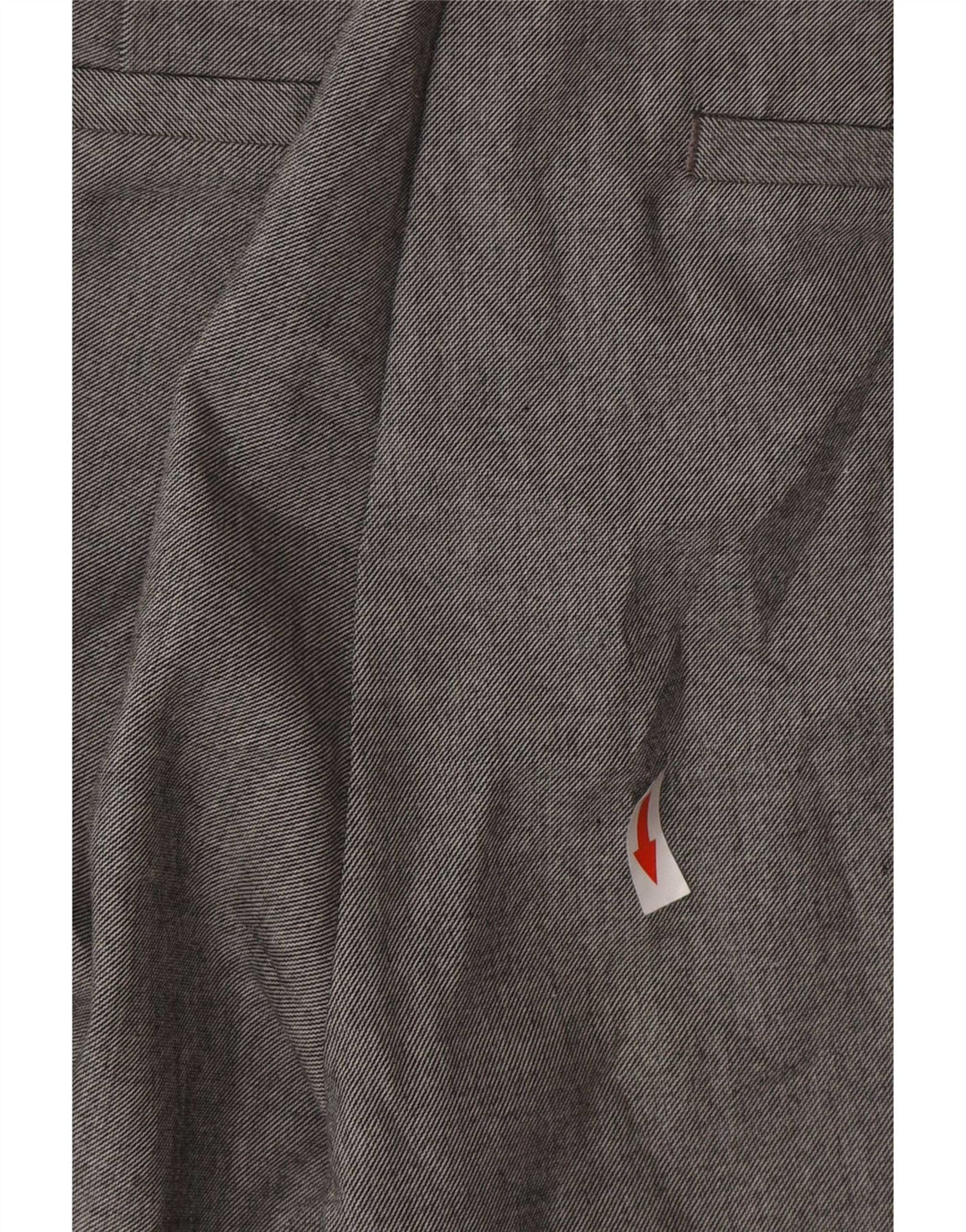 Zara Womens Tapered Chino Trousers Medium W30 L28 Grey Check Polyester