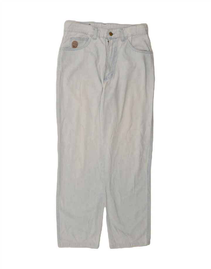 TRUSSARDI Womens Straight Jeans W28 L29 Blue Vintage Trussardi and Second-Hand Trussardi from Messina Hembry 