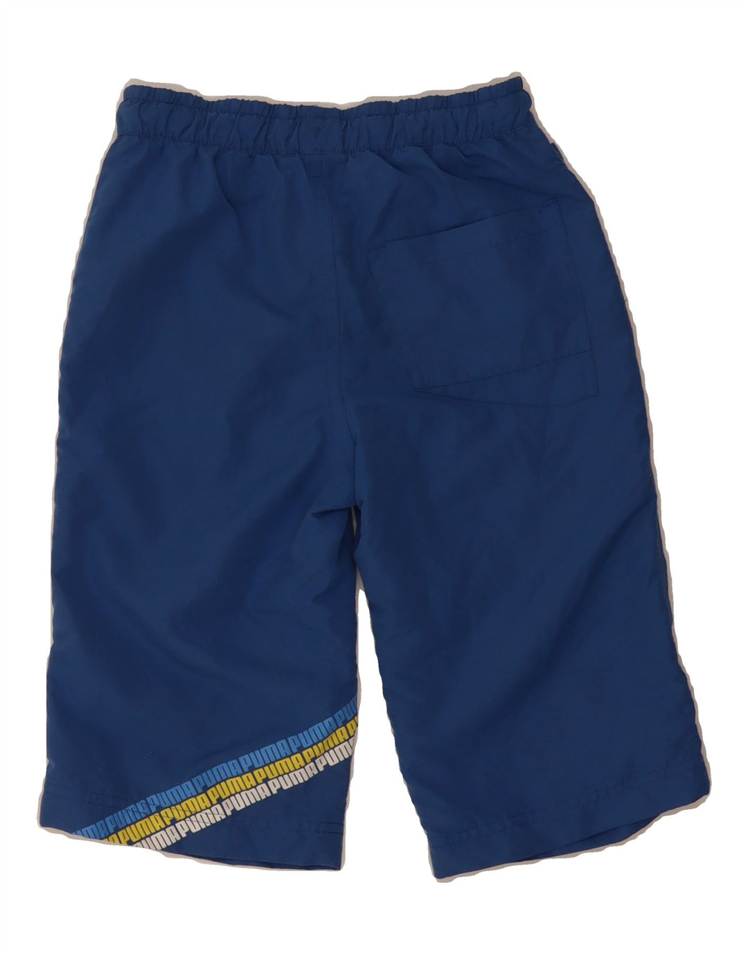 PUMA Boys Graphic Bermuda Sport Shorts 7-8 Years  Blue Polyester Vintage Puma and Second-Hand Puma from Messina Hembry 