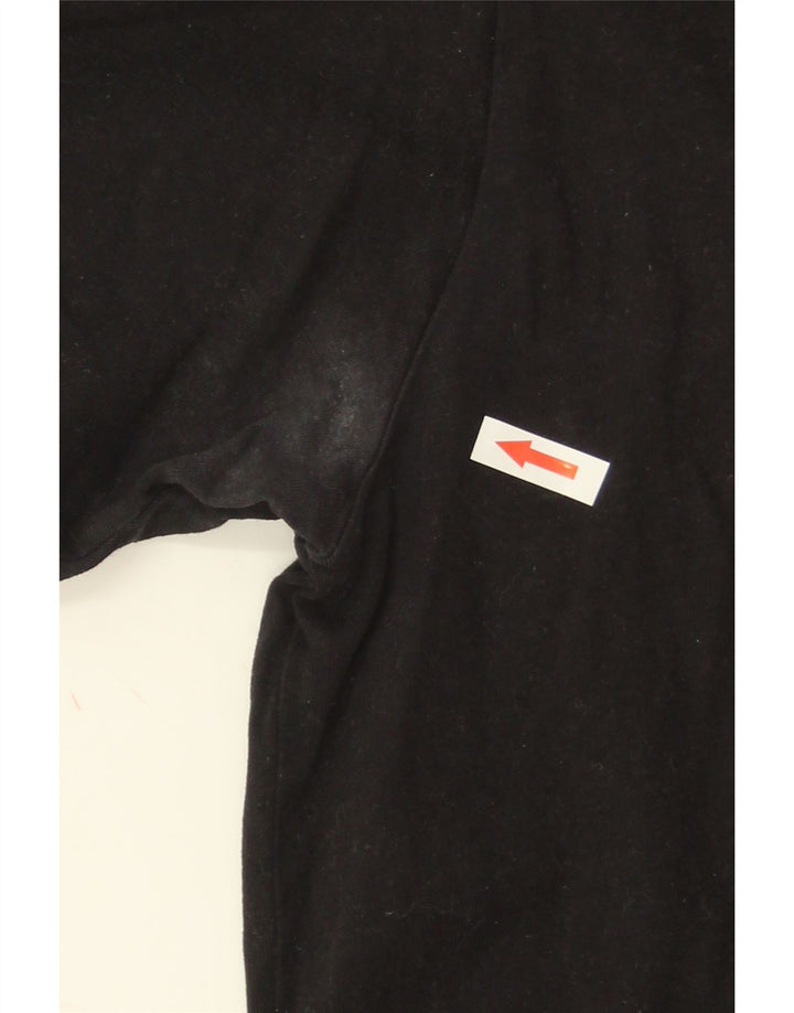 Ellesse Herre Grafisk T-Shirt Top Medium Sort