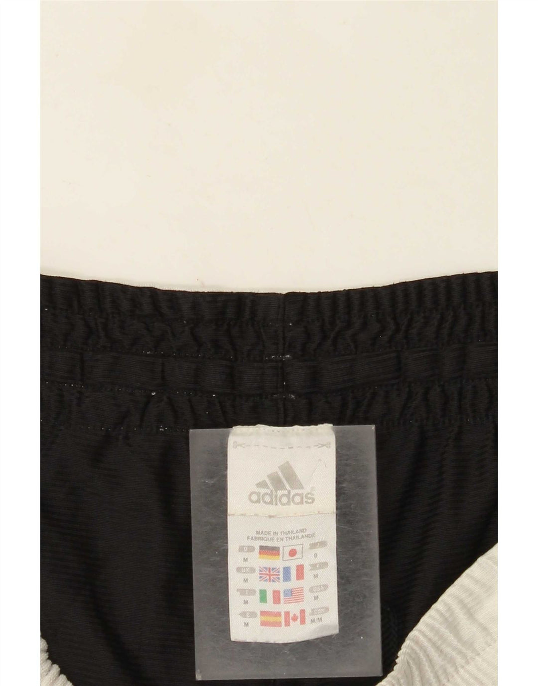 Adidas Mens Sport Shorts Medium White Colourblock Polyester