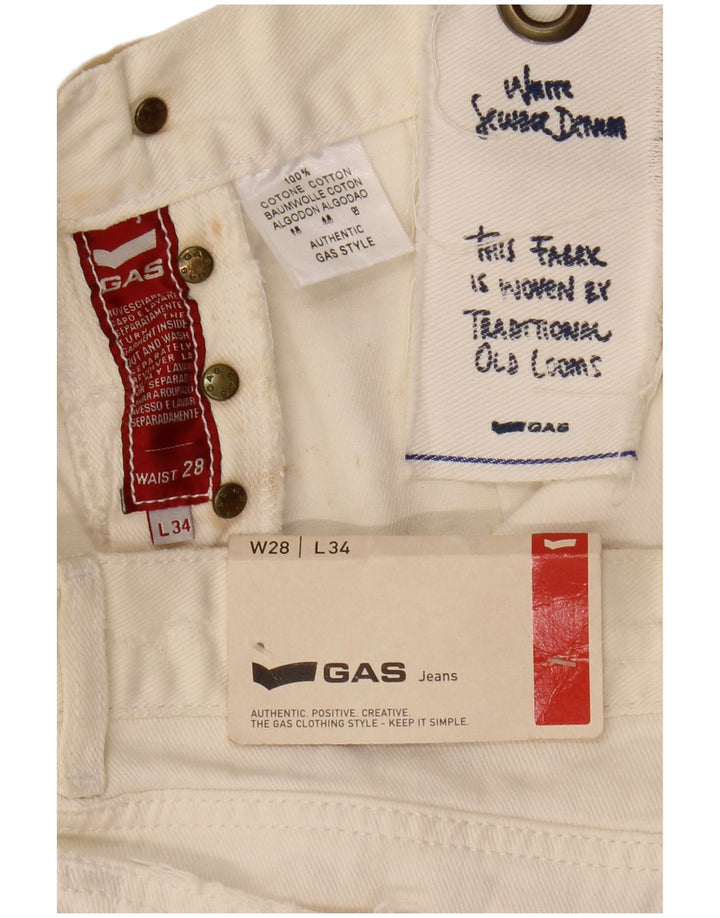 Jeans slim da donna Gap W28 L34 cotone bianco sporco