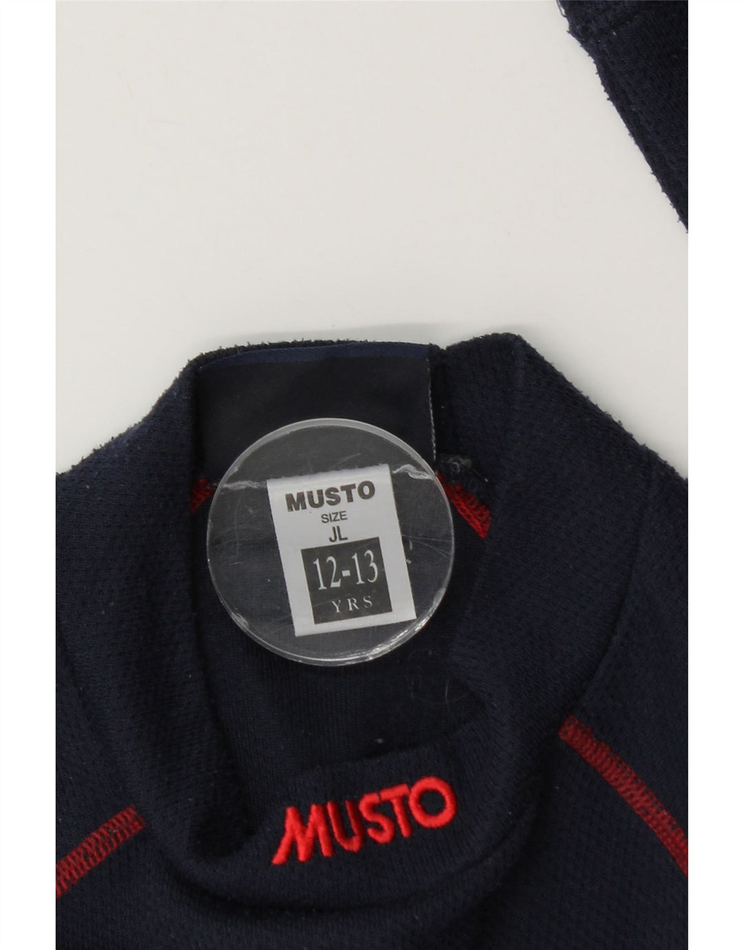 Musto Boys Top Long Sleeve 12-13 Years Large Navy Blue