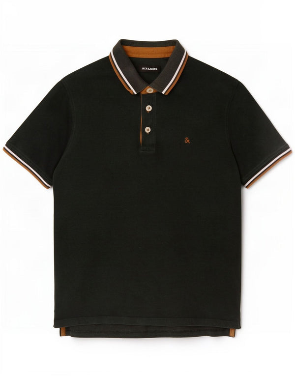 Jack & Jones Polo Homme Petit Vert Coton