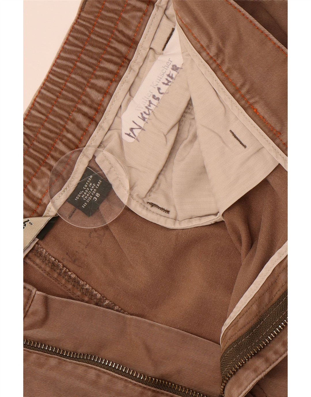 EDDIE BAUER Mens Chino Shorts W38 XL Brown Cotton Vintage Eddie Bauer and Second-Hand Eddie Bauer from Messina Hembry 
