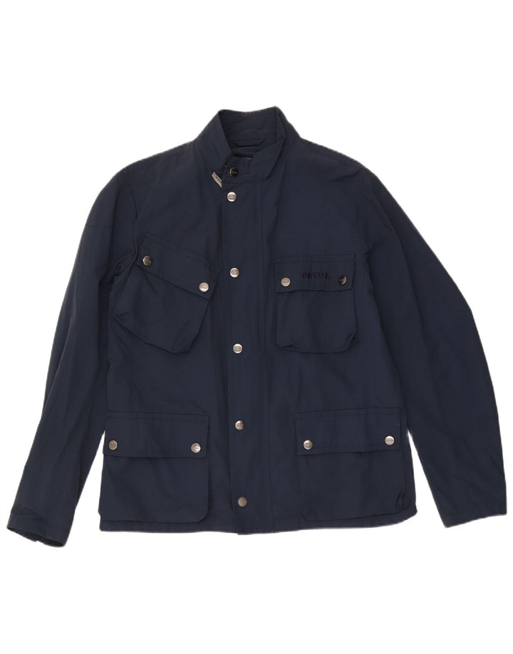 Brema Herre Utility Jacket IT 50 Large Navy Blue Cotton