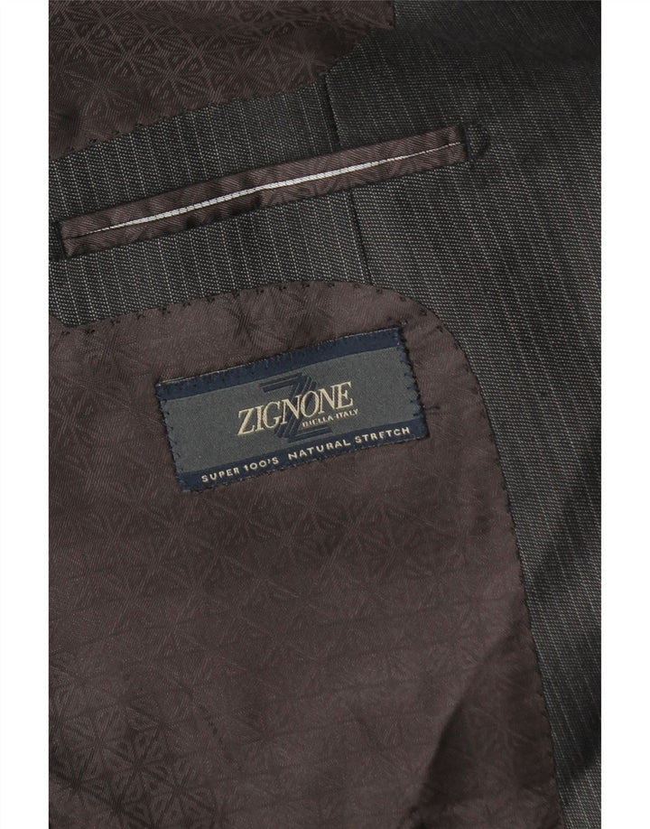 Zignone Herre 2 Button Blazer Jacket UK 38 Medium Grey