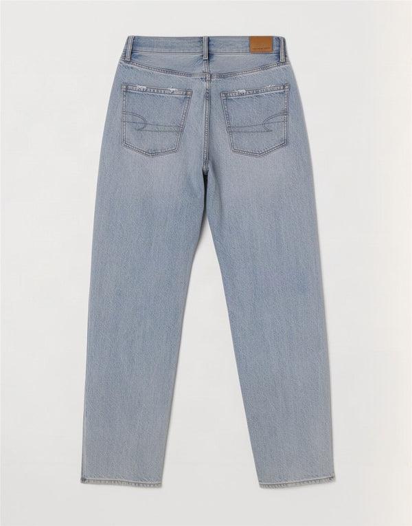 Blugi conici pentru femei American Eagle UK 8 Small W28 L30 Bumbac albastru