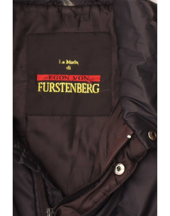 Egon Von Furstenberg Mens Padded Jacket UK 40 Large Black