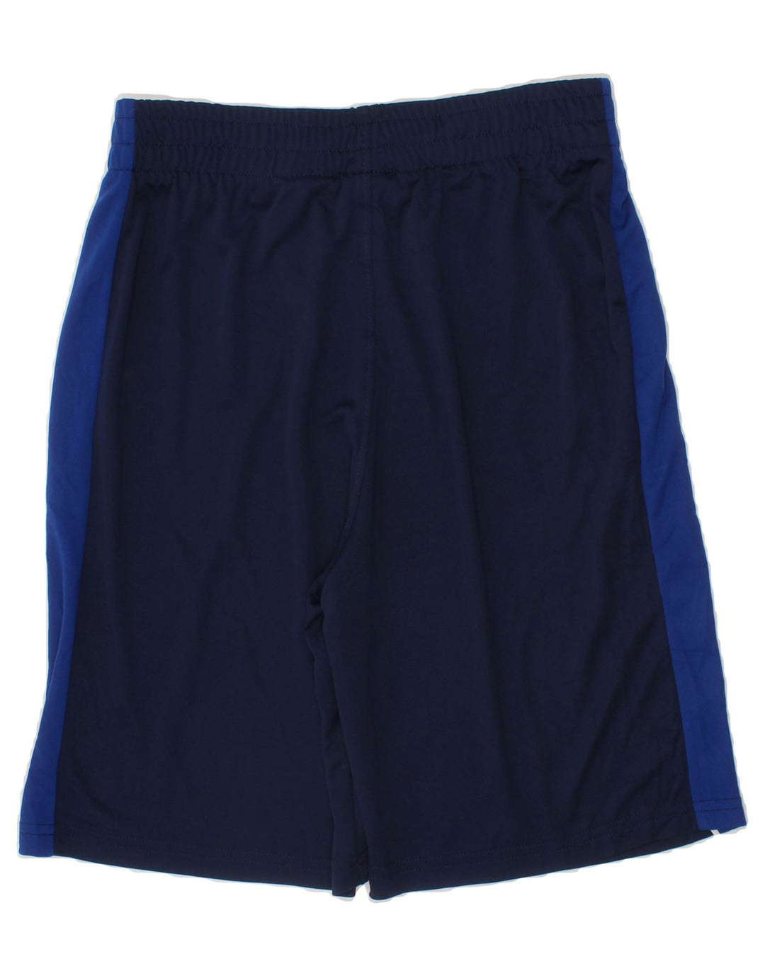 PUMA Boys Sport Shorts 10-11 Years Medium  Navy Blue Colourblock Polyester Vintage Puma and Second-Hand Puma from Messina Hembry 