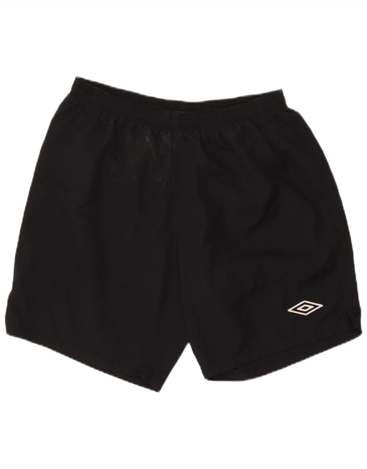 Pantaloncini sportivi da uomo Umbro XL neri in poliestere