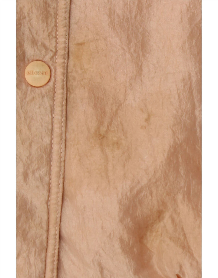 ELLESSE Womens Oversized Bomber Jacket IT 44 Medium Pink Nylon Vintage Ellesse and Second-Hand Ellesse from Messina Hembry 