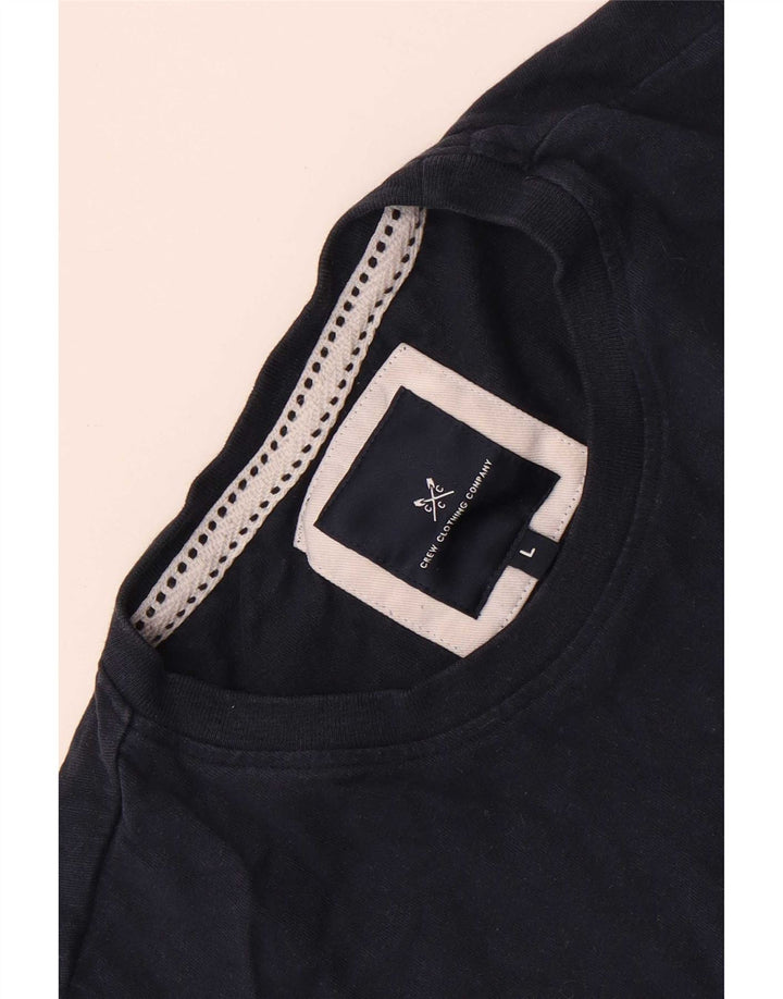 Crew Clothing Womens T-Shirt Top Large Navy Blue