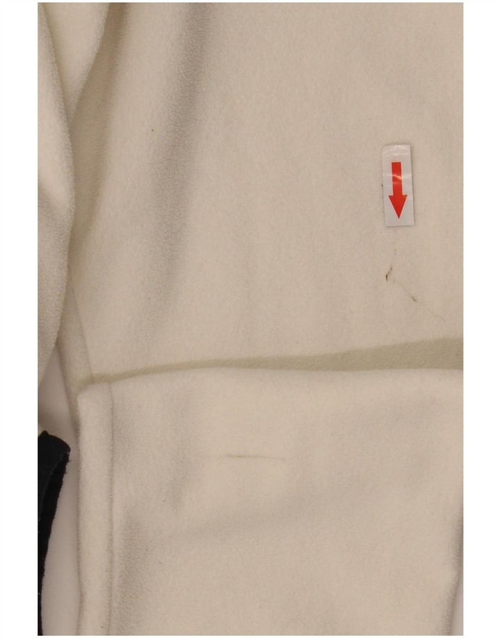 Adidas Womens Clima 365 Fleece Jacket UK 14 Medium White Polyester