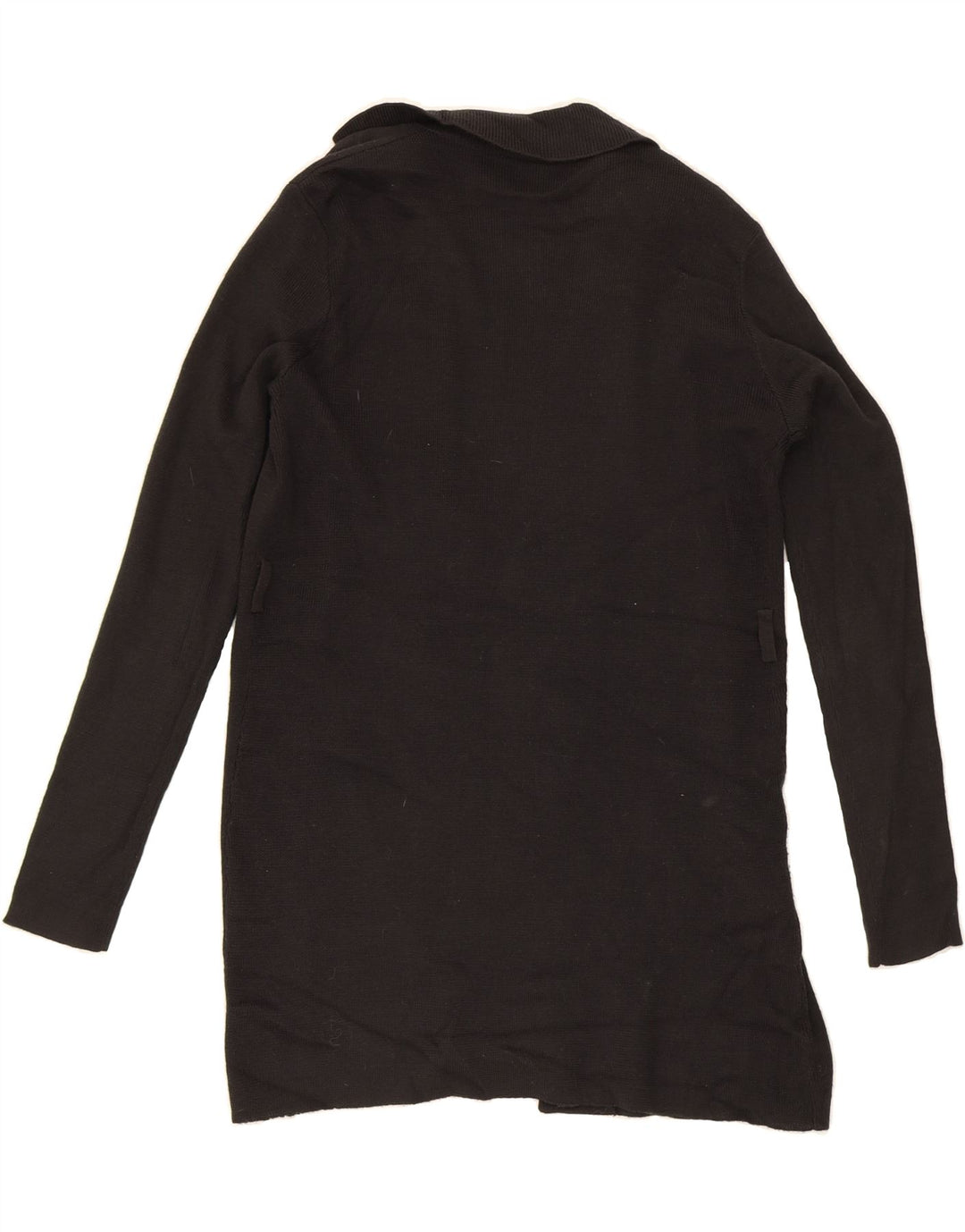 MOSSIMO Womens Longline Open Cardigan Sweater UK 8 Small Black Acrylic Vintage Mossimo and Second-Hand Mossimo from Messina Hembry 