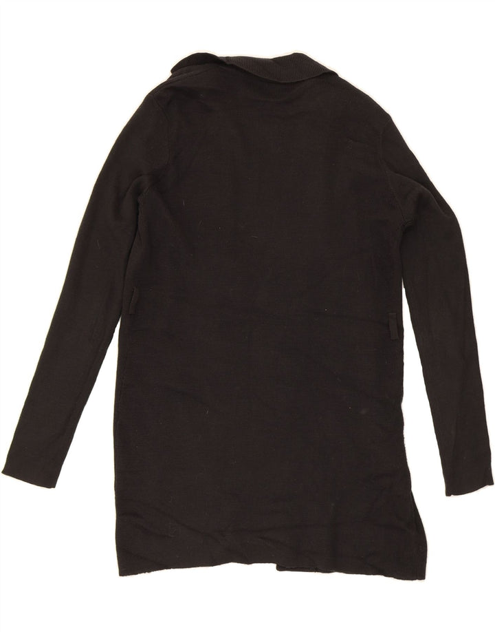 MOSSIMO Womens Longline Open Cardigan Sweater UK 8 Small Black Acrylic Vintage Mossimo and Second-Hand Mossimo from Messina Hembry 