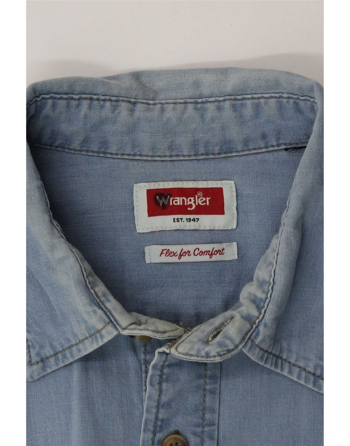 Wrangler férfi farmer ing nagy kék