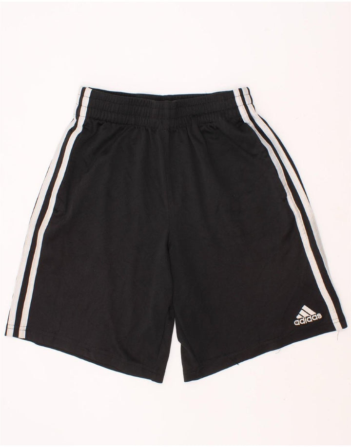 ADIDAS Boys Sport Shorts 10-11 Years Black Polyester Vintage Adidas and Second-Hand Adidas from Messina Hembry 