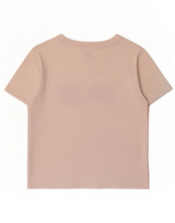 Levi's Grafisk T-shirt top til kvinder UK 14 Medium hvid bomuld