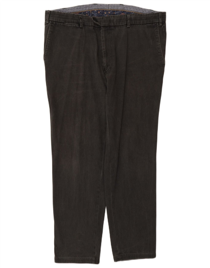 Bugatti Mens Tapered Chino Trousers W38 L27 Grey