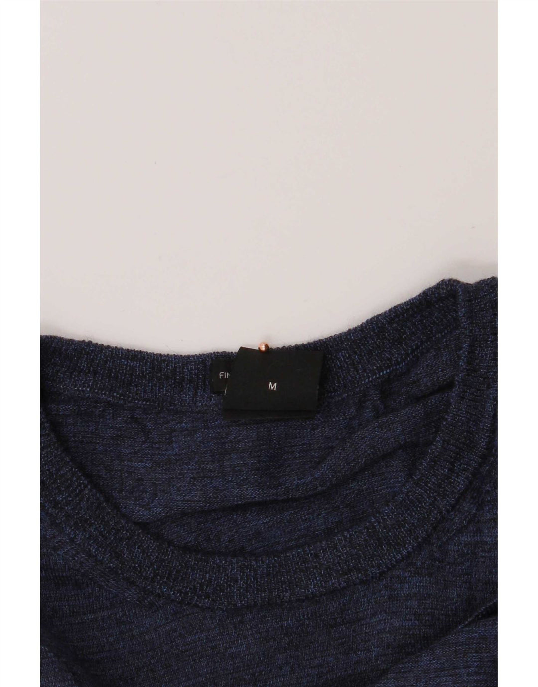 Hugo Boss Herre Crew Neck Jumper Sweater Medium Navy Blue Uld