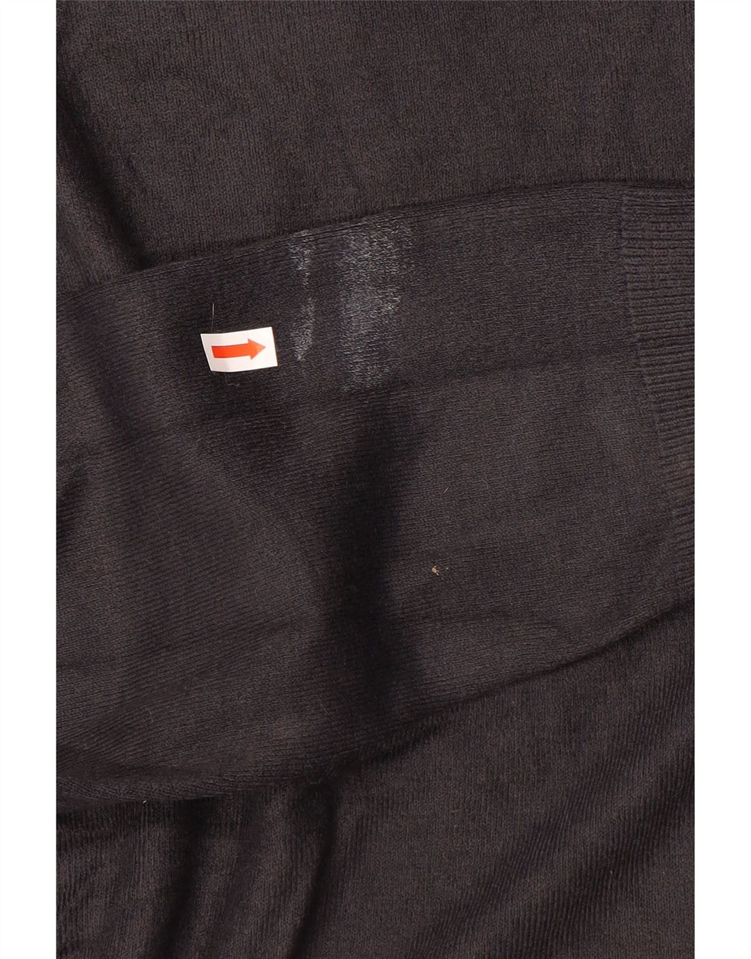 MARKS & SPENCER Suéter tipo jersey con cuello en V azul Harbor para hombre Negro mediano