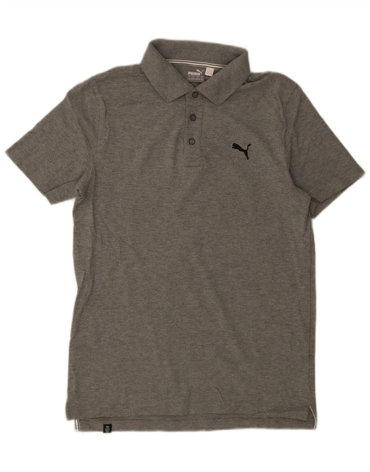 Puma Herren Poloshirt mittelgraue Baumwolle