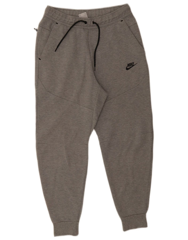 Nike Mens Tracksuit Trousers Joggers Small Grey Cotton