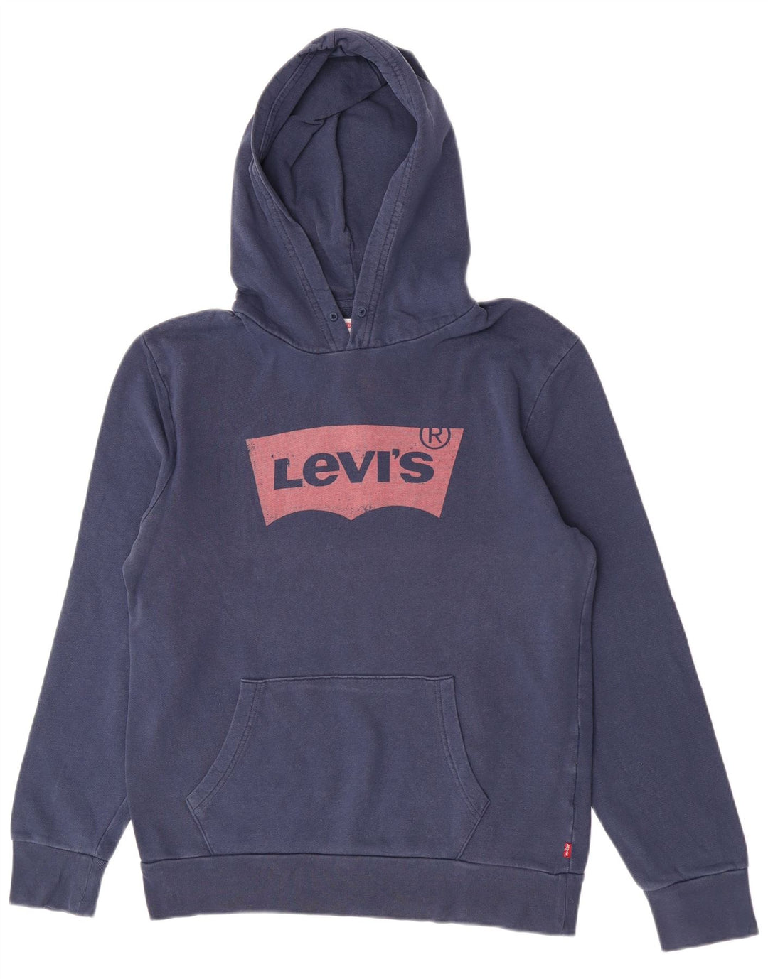 Levi's Herren-Kapuzenpullover mit Grafik, mittelmarineblau, Baumwolle