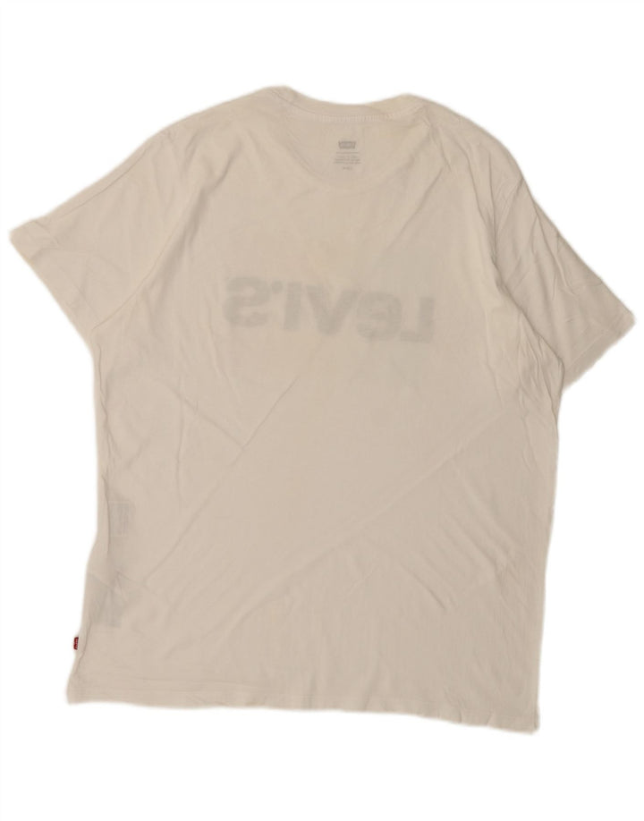 Levi's Mens Graphic T-Shirt Top Large White Cotton